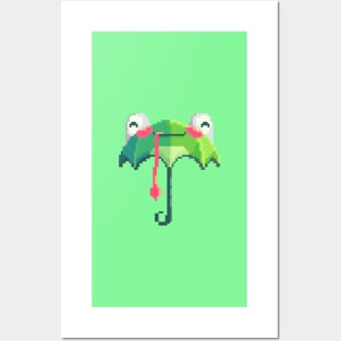 Froggy Brolly! Posters and Art